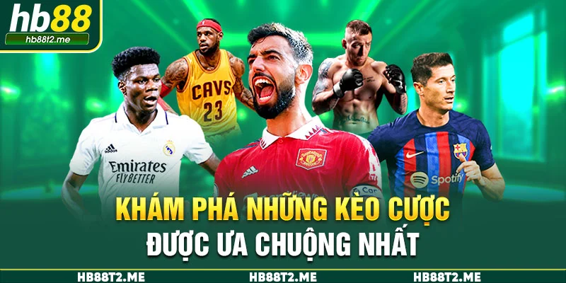 Khám phá những kèo cược được ưa chuộng nhất Khám phá những kèo cược được ưa chuộng nhất